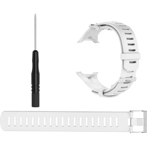 Soft Silicone Watch Strap for Suunto D6 Dive/ D6i Smart Watch Spare Parts Replacement Wrist Strap Watchband