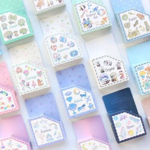 Domikee new kawaii foil decorative Japanese washi tape for diary planner stationery,candy kids masking tape for DIY craft wrork