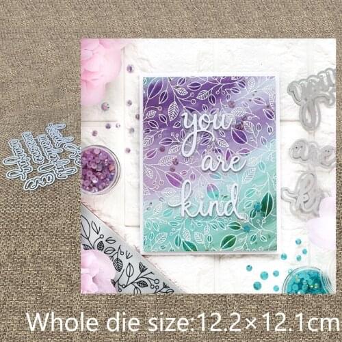 New Design Craft Metal stencil mold Cutting Dies words letters decoration scrapbook die cuts Album Paper Card Craft Embossing