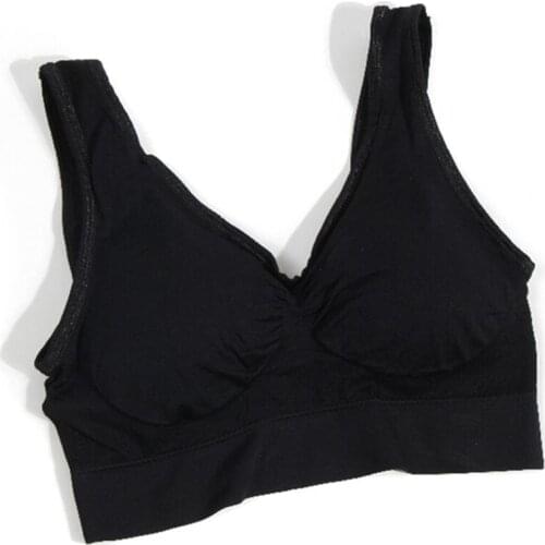 New sexy sports bra without buckle seamless vest with pad chest push on the gym fitness yoga sports vest 3pcs / set bra vest