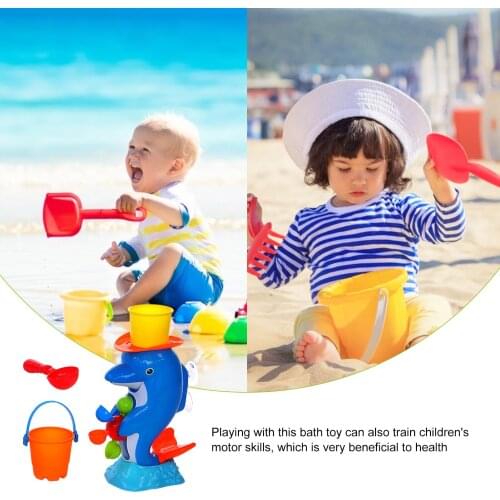 Beach Toys For Kids 3pcs Mix Baby Beach Game Toys Children Sandbox Set Kit Summer Toys For Beach Play Sand Water Game Dolphin