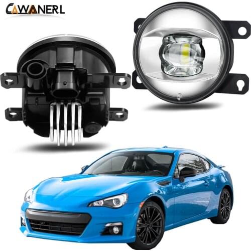 Fog Light Assembly 30W 8000LM Car Right + Left LED Lens Fog Lamp Daytime Running Light H11 12V For Subaru BRZ 2013-2018