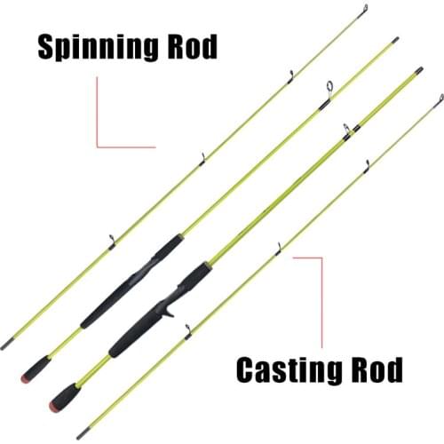 Fishing Rod Yellow Straight Handle Fishing Rod Handle Fishing Rod Ultra Light Long Shot Rod Fishing Supplies Baitcasting Rod