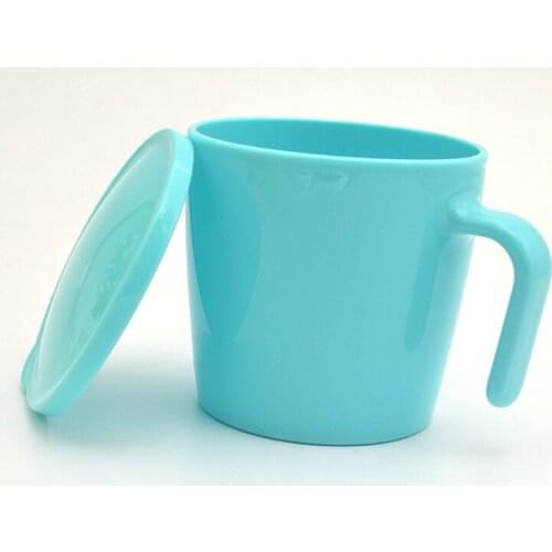 With lid 240ML childrens mouth cup ring milk cup milk cup variety of color food grade