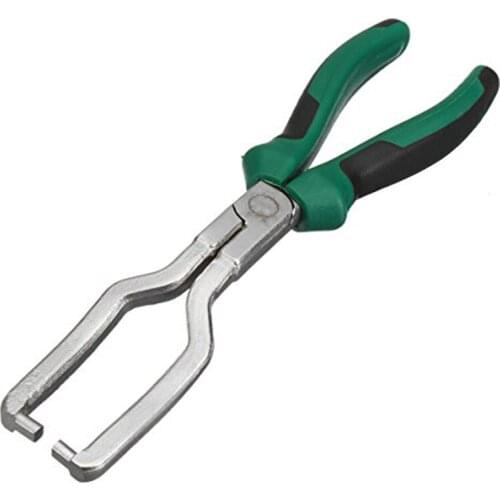 Fuel Filter Calipers Gasoline Pipe Fittings Special Clamp Rubber Handle Fuel Hose Pipe Buckle Removal Pliers(9 Inches in Length)