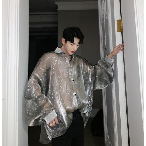 Whisperyyy Men's Long Shirts