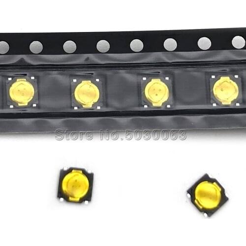 100pcs/lot 4*4*0.8 touch switch 4pin SMD thin film switch miniature reset switch braided 4x4x0.8mm
