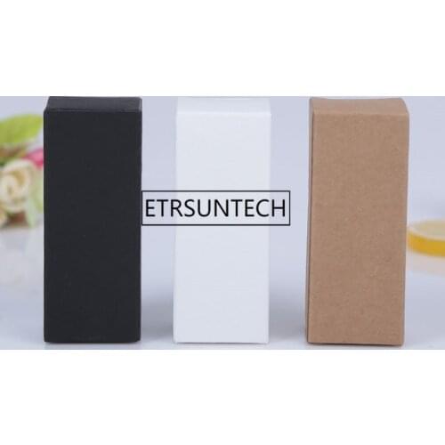 1000pcs 6 Size 10ml-100ml Kraft Paper Essential Oil Perfume Bottle Packing Box Lipstick Tube Gift Packaging Box
