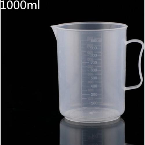 250/500/1000/2000 ml Clear Plastic Graduated Clear Measuring Cup For Baking Beaker Liquid Measuring Cup Container