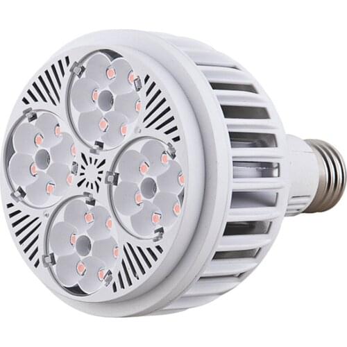 45W 24LED Grow Light E27 Par Lamp Full Spectrum Hydroponics Tent Lamp Indoor Plant Seeding Lights Powerful Flower Bloom Lighting