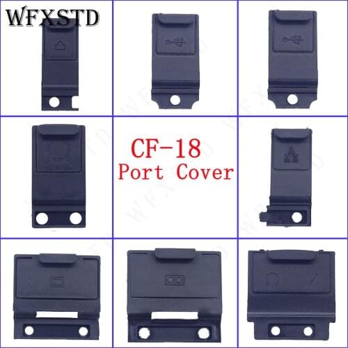 New 8Pcs Jack Cover For Panasonic Toughbook CF-18 CF18 CF 18 AC Audio DC-IN USB COM LAN Modem Mic VGA Port Cover