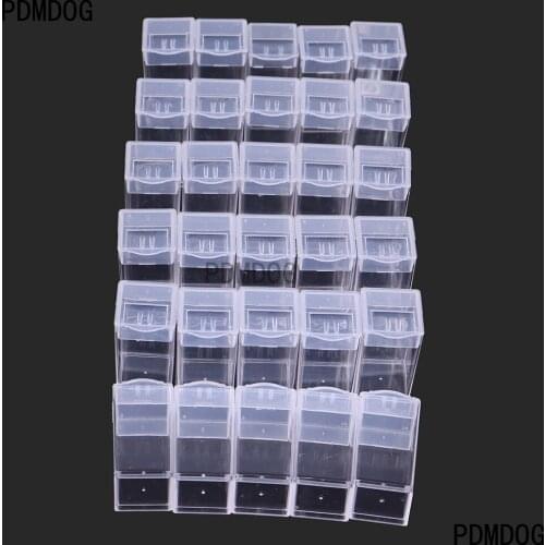 ARMYQZ 30/60/90/120 Bottles Diamond Painting Accessories Container Bottles Diamond Painting Tools Crystal Bead Storage jar