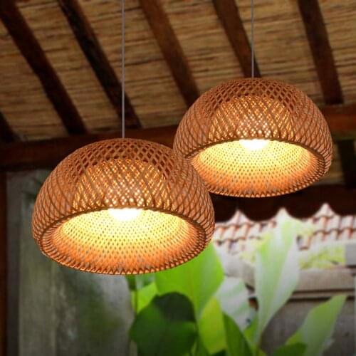Southeast Asia Bamboo Lantern Restaurant Hallway Lantern Living Room Teahouse Japanese Bamboo Lantern