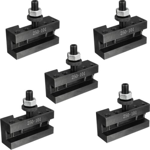 5PCS Quick Change Lathe Facing Holder Tool Post Turning Facing Holder for AXA Quick Change CNC Turning Tool 250-101