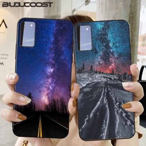Night snow scenery Phone Case for Samsung S6 S7 edge S8 S9 S20 S21 S30plus ultra S21/S30 S10-5G lite 2020 S10E