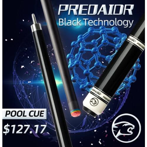 Carbon Fiber Pool Cue Stick PREOAIDR 3142 Billiards Carbon Maple Technology Shaft Pool Cue 10.8/11.5/ 12.8mm Uni-loc Joint Cue