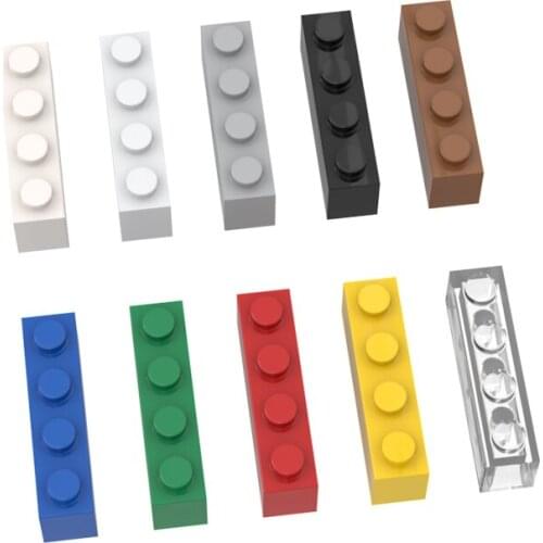 10 PCS DIY Bricks 3010 1x4 Compatible With lego Part For Building Blocks Parts DIY Educational Tech Parts Kids Toys