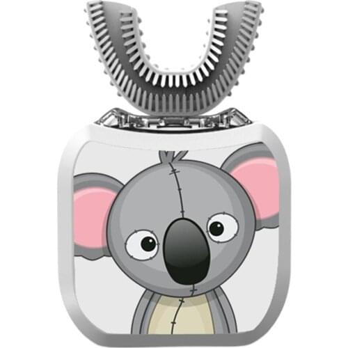 Childrens Electric Toothbrush U-shaped Smart Sonic Rechargeable Silicone Childrens Electric Toothbrush