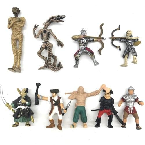 Pirate Figures Collection Action Figure Toy 4.5~8 cm The Adventures of Asterix for kids toys birthday