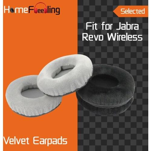Homefeeling Earpads for Jabra Revo Wireless Headphones Earpad Cushions Covers Velvet Ear Pad Replacement