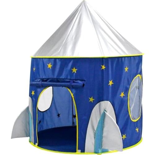 Play Tent for Kids, Space Themed Castle Playhouse, with Carrying Case, for Boys Girls Inddoor Outdoor Fun Play