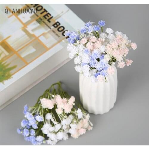 Artificial Plants Gypsophila For Bathroom Living Room Wedding Flower Vase Decor DIY Home Christmas Party Decoration Accessories
