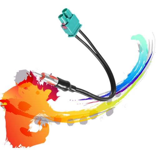 Radio Audio Cable Adaptor Antenna Audio Cable Male Double Fakra - Din Male Aerial For Audi/VW/Volkswagen Car