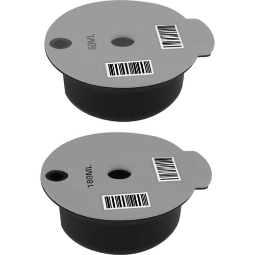 Reusable Coffee Capsules, Refillable Coffee Filter Compatible with Tassimo Machine, Coffee with Reusable Lids for Bosch
