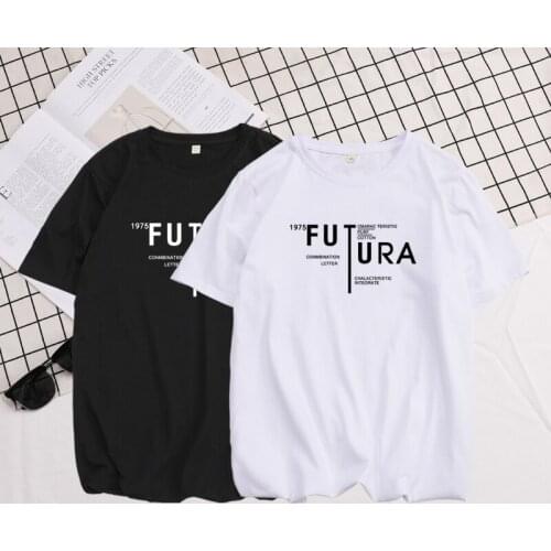 Mens Short Sleeve T-Shirt 2020 New Round Neck Loose Clothes Summer Trend Cotton White Top Large Size T-Shirt Mens Wear