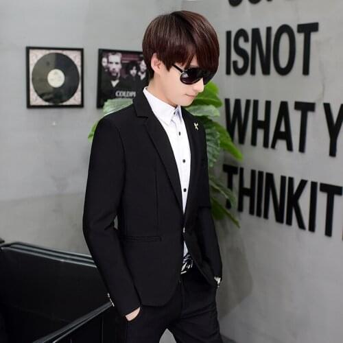 DYB&ZACQ Mens casual slim Korean version mens suit jacket 2021 spring and autumn new young small suit M L XL 2XL 3XL 4XL