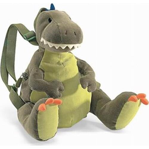 Stuffed Toys for Boys Cute Cartoon Toddler Baby Backpack Tyrannosaurus Rex. Dinosaur Backpack, 33CM