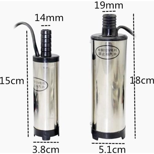 12V 24V 220V volt submersible pump electric pumping submersible pump for pumping diesel oil water,fuel transfer pump DC battery