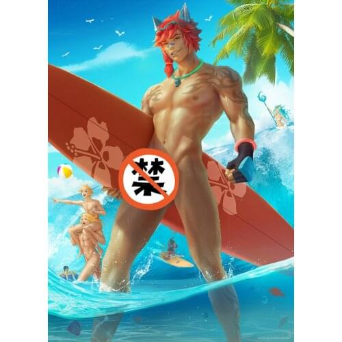 Print silk or canvas LOL KDA Fiora Qiyana sexy lady art poster 16x24 24x36 inch custom living room bedroom decorative painting