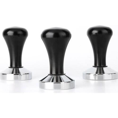 Stainless steel coffee powder press espresso machine filling press aluminum alloy handle powder hammer 51mm53mm58mm