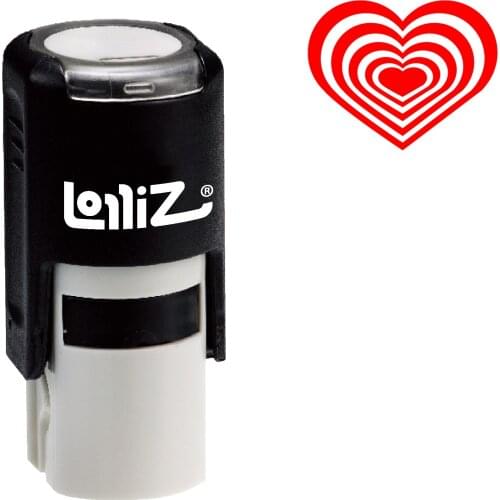 LolliZ "Heart Symbol" Pre-Inked Rubber Stamp