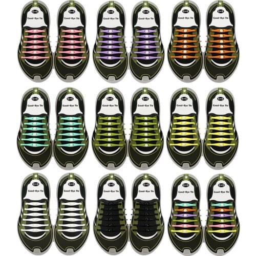 New 2nd Arch Silicone Shoelaces Elastic Laces Sneakers No Tie Shoelace For Men Women Child Shoe Laces Rubber Lace Zapatillas