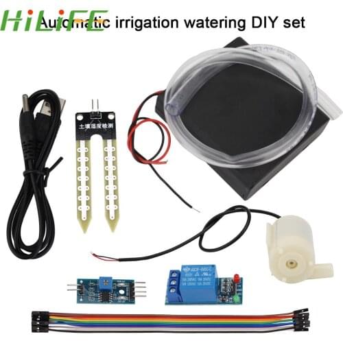 Soil Moisture Detection DIY Water Pump Module Kit Watering Irrigation System Automatic Garden Drip Watering