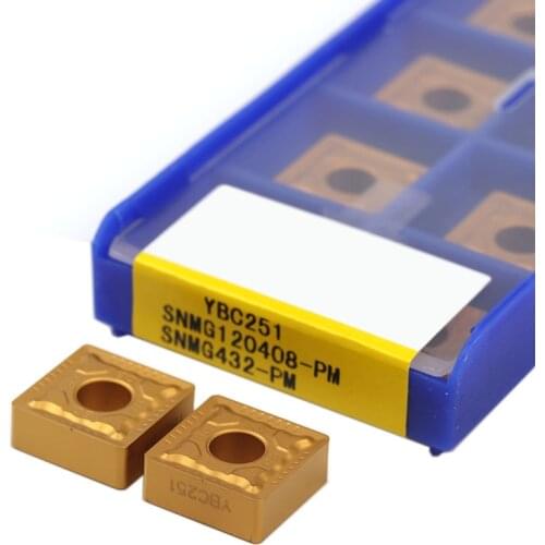 SNMG120404-PM YBC251 External Turning Tool SNMG120408-PM YBC252 Carbide Inserts SNMG120412-PM YBC251 CNC Lathe Tool Cutting Tool