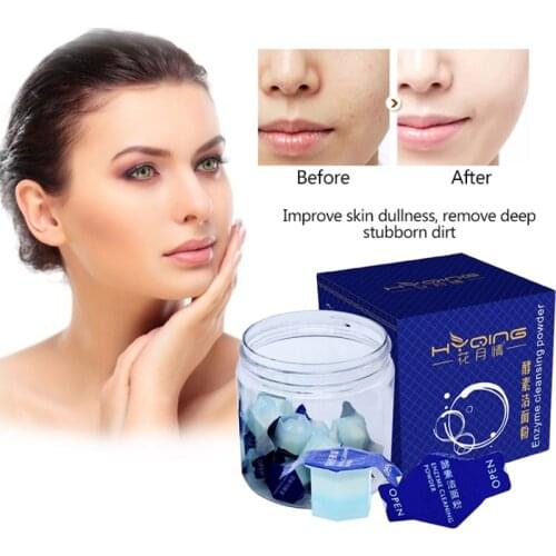 Remove Blackhead Exfoliating Moisturizing Whitening Face Washing Product Facial Cleanser Enzyme Cleansing Powder Shrink Pores