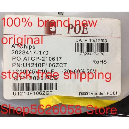 U1210F106ZCT SMD 100% new original freeshipping STOCK 50PCS-3000PCS/LOT