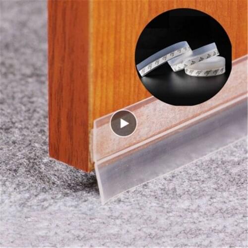 Sealing Strips Draft Stopper Sliding Door Weatherstrip Window Bar Pest Control Silicon Rubber 25mm Transparent Dustproof Films