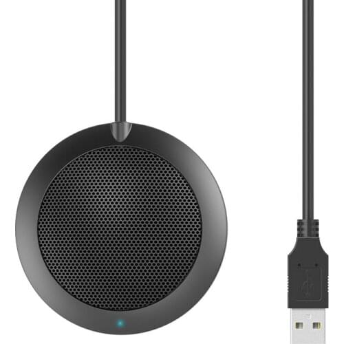 Usb Plug Computer Tabletop Omnidirectional Condenser Boundary Conference Microphone For Recording,Gaming,Skype,Voip Call