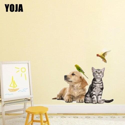 YOJA 53×48.3CM Asuka Golden Retriever Aniaml Living Room Wall Decor Waterproof Stickers Decals 8WS0123