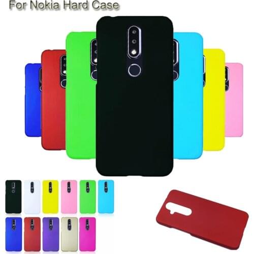 PC Cute Candy Hard Matte Plastic Case For Nokia 2.1 X6 6.1 7 9 2 8 plus 3310 5 3 6 Lumia 650 550 950 640 XL 540 430 Plain Case