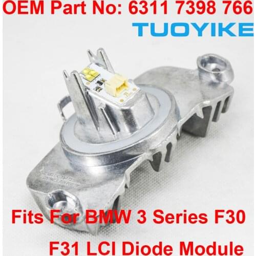 1PCS F30 F31 LCI Daytime Driving Angel Eye Light DRL LED Maker Computer Module OEM Part 63117398766 For BMW 3-Series 2014-2016