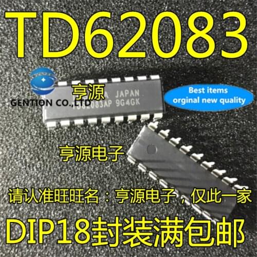 10Pcs TD62083APG TD62083AP DIP18 TD62083 Receiver chip in stock 100% new and original