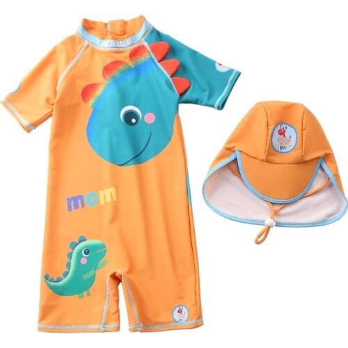 2020 new childrens swimwear one-piece boys middle and small children cute baby boy swimwear male baby swimwear XYY-41