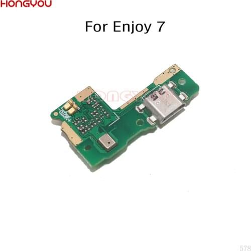 30PCS/Lot For Huawei Enjoy 7 USB Charging Dock Board Charge Port Socket Jack Plug Connector Flex Cable