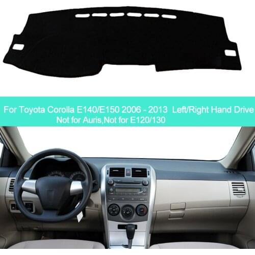 Car Inner Dashboard Cover Dash mat Carpet Cushion For Toyota Corolla E140 E150 2006 - 2012 2013 Axio Fielder Altis Sun Shade