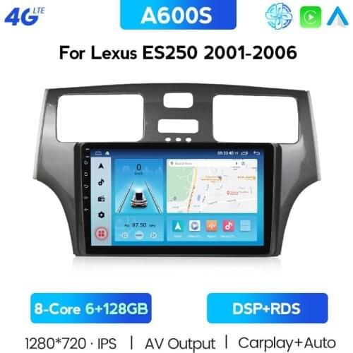 Android System 8 Core 6G+128G Car Multimedia Player For Lexus ES250 ES300 ES330 2001 2002 2003-2006 Have BT Wifi GPS Radio DVD